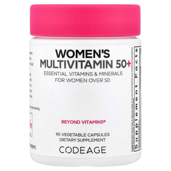 Codeage, Women's Multivitamin 50+, 90 Vegetable Capsules