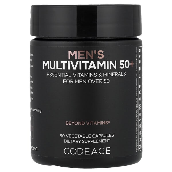 Men's Multivitamin 50+, 90 Vegetable Capsules