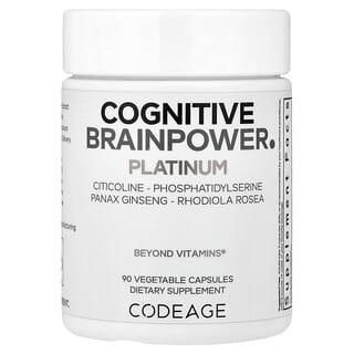 Codeage, Cognitive Brainpower Platinum, 90 Vegetable Capsules