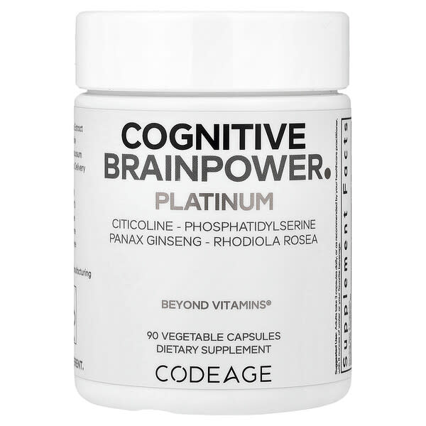 Cognitive Brainpower Platinum, 90 Vegetable Capsules