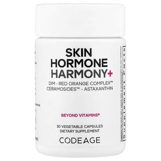 Codeage, Skin Hormone Harmony+, 30 Bitkisel Kapsül