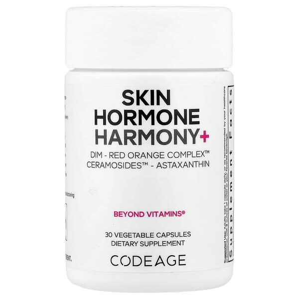 Codeage, Hudhormone Harmony+, 30 vegetabiliska kapslar
