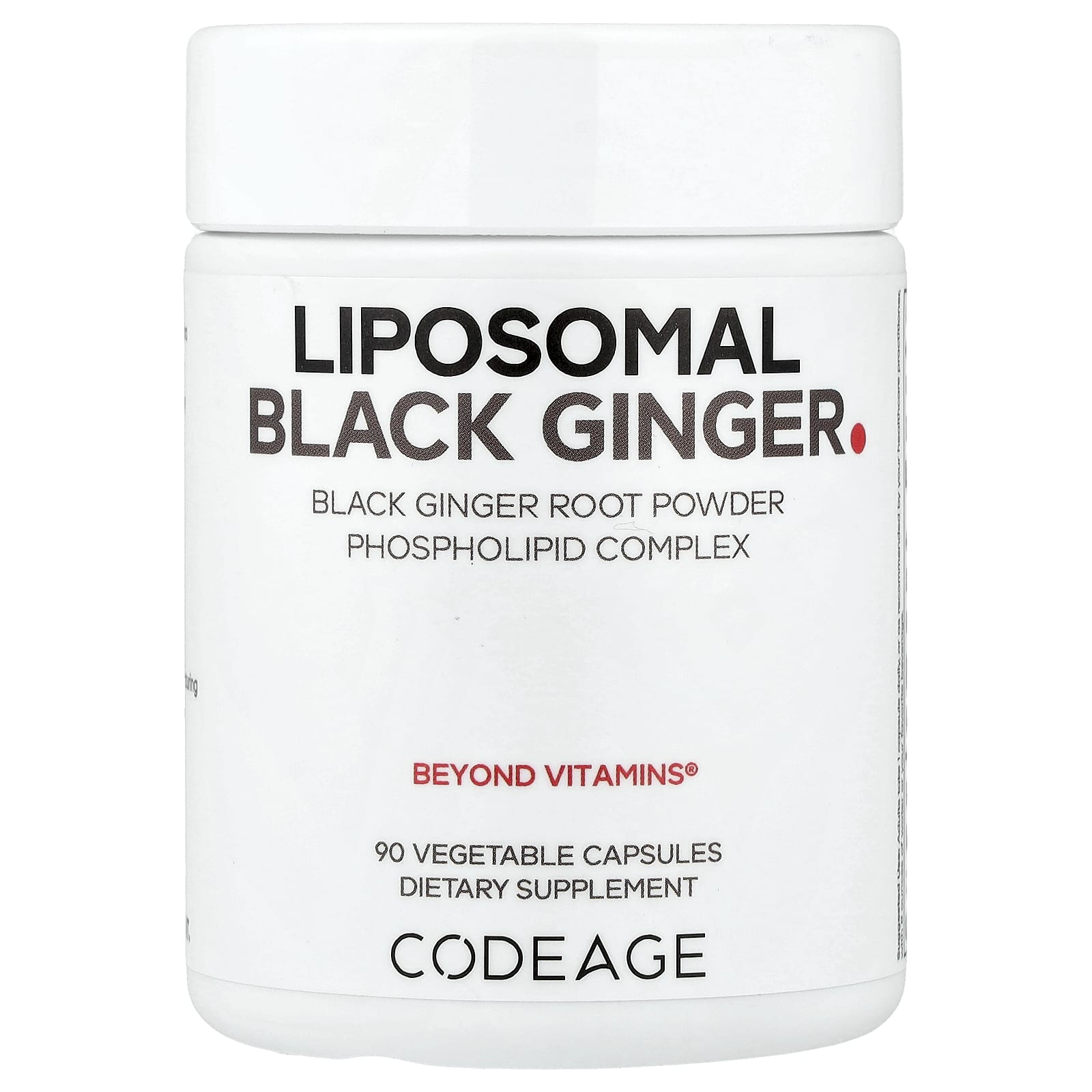 リポソームブラックジンジャー、ベジカプセル90粒（1粒あたり500mg）