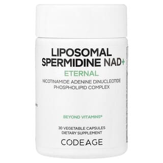 Codeage, Liposomal Spermidine NAD+, 30 Vegetable Capsules