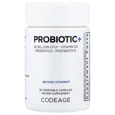 Codeage, Probiotic+, 30 Vegetable Capsules