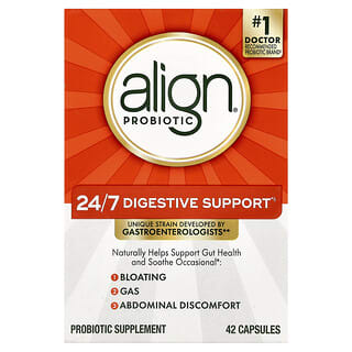 Align Probiotics, 24/7 消化幫助，4 毫克，42 粒膠囊