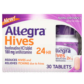 Allegra‏, Hives 24 שעות ביממה, 30 טבליות