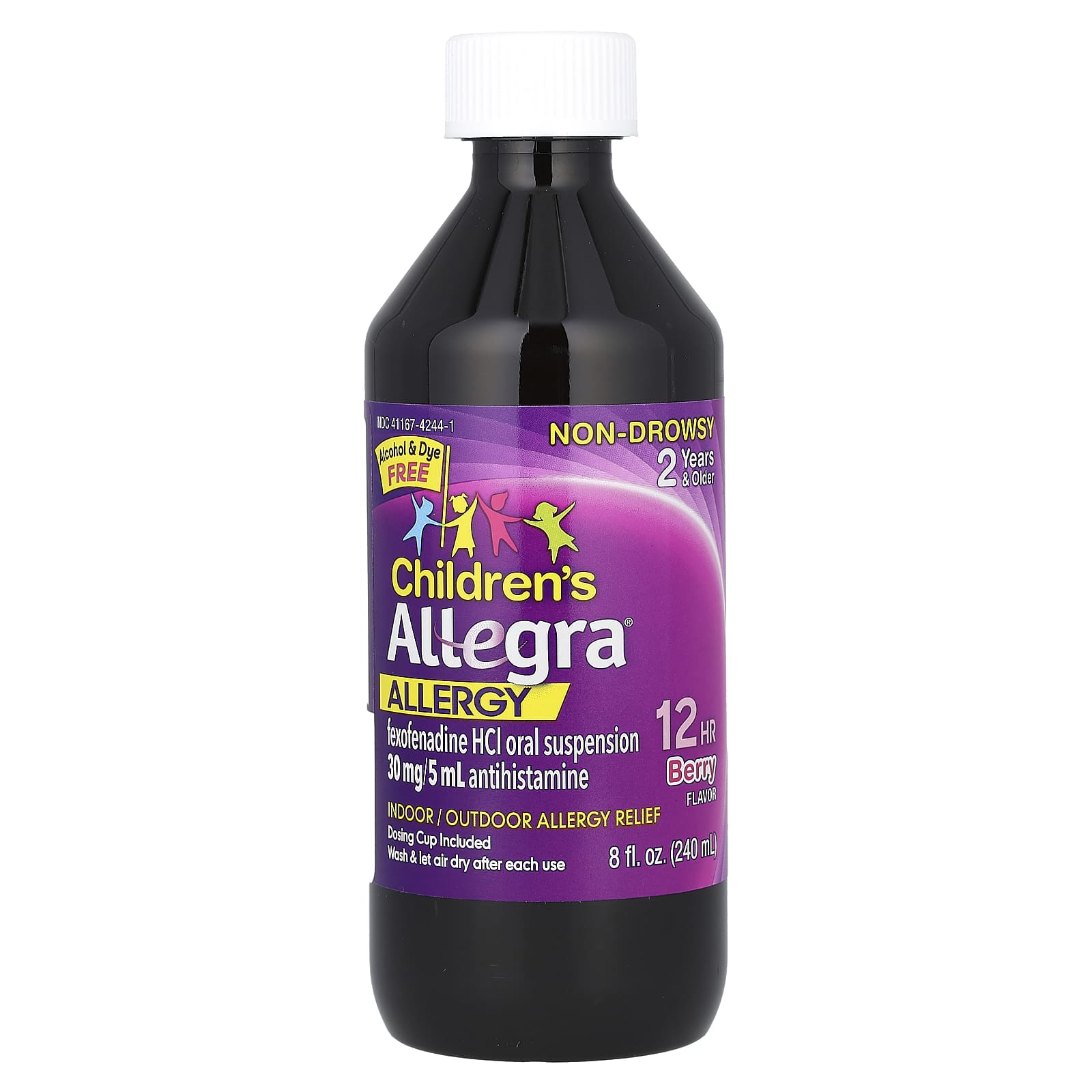 Allegra, Children's Allergy Liquid, 2 Years & Older, Berry, 8 fl oz ...