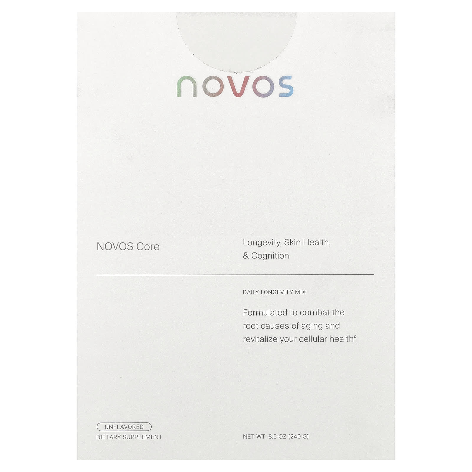 NOVOS, NovosCore, без добавок, 30 пакетиков, 8 г (0,28 унции) каждый