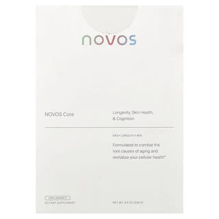 NOVOS, Novos Core, Unflavored, 30 Packets, 0.285 oz (8 g) Each