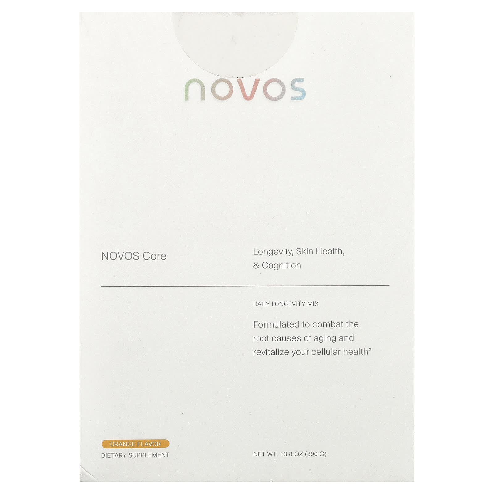 NOVOS, NovosCore, апельсин, 30 пакетиков, 13 г (0,46 унции) каждый