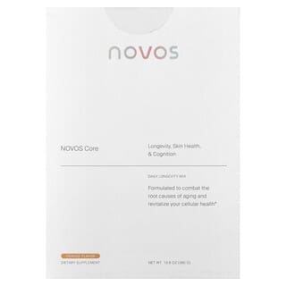 NOVOS, Novos Core, Daily Longevity Mix, Orange, 30 Packets, 0.46 oz (13 g) Each