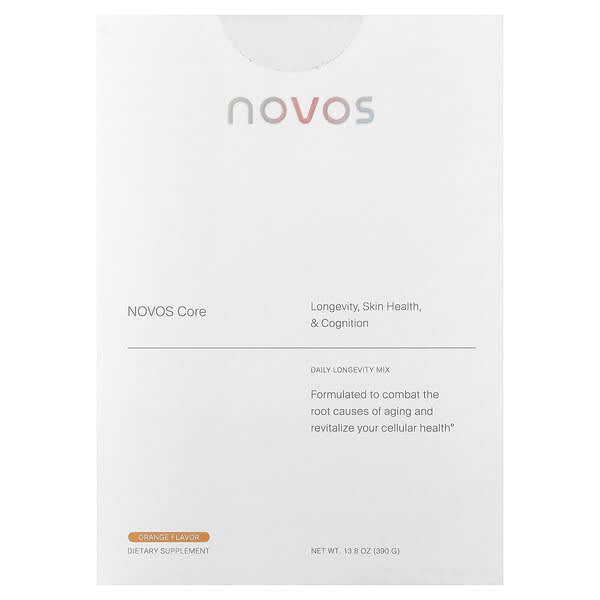 NOVOS, Novos Core, 데일리 장수 믹스, 오렌지, 30팩, 각 13g(0.46oz)
