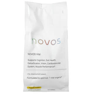 NOVOS, Novos Vital Gomitas, Tropical, 120 gomitas