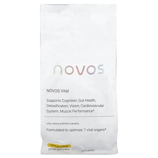 NOVOS, Novos Vital Gummies, тропические фрукты, 120 жевательных таблеток