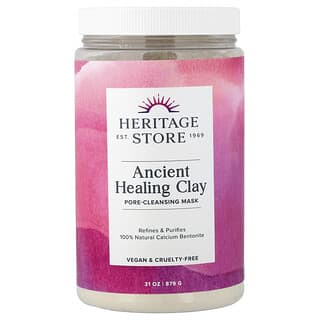 Heritage Store, Ancient Healing Clay, Pore-Cleansing Beauty Mask, porenreinigende Beauty-Maske, 879 g (31 oz.)