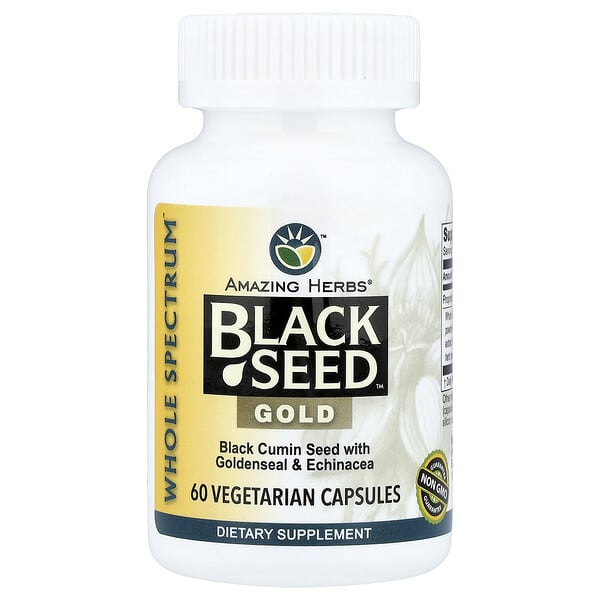 Black Seed™, Gold, 60 Vegetarian Capsules
