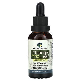 Amazing Herbs, Moringa Leaf Liquid Extract, 1 fl oz (30 ml)