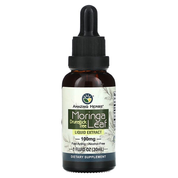 Moringa Leaf Liquid Extract, 100 mg, 1 fl oz (30 ml)