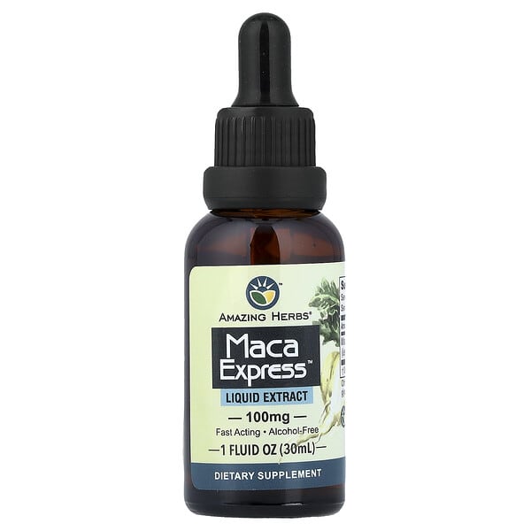 Amazing Herbs, Maca Express™ Liquid Extract, 1 fl oz (30 ml) — product photo 1