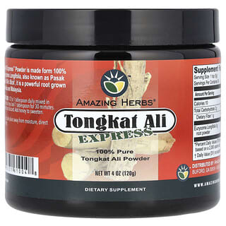 Amazing Herbs, Tongkat Ali Express en poudre, 120 g