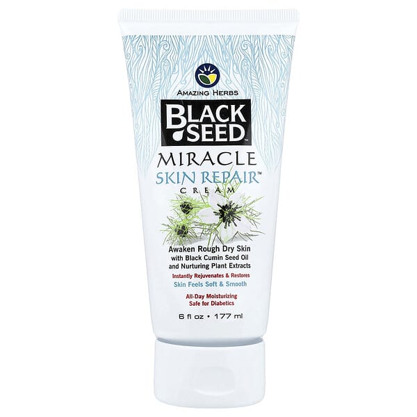 Amazing Herbs, 블랙 시드 미라클 스킨 리페어™ 크림, 177ml(6fl oz)