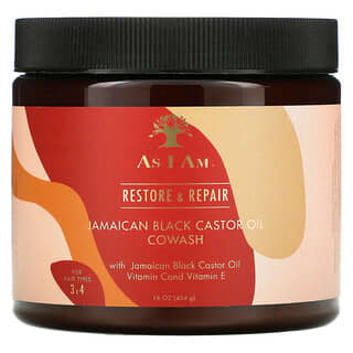 As I Am, Restore & Repair, Vainilla con aceite de ricino negro de Jamaica, 454 g (16 oz. Líq.)