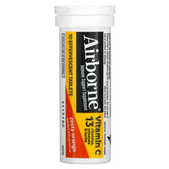 AirBorne, 機體抵抗幫助補充劑，濃鬱橙味，10 片泡騰片