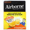 AirBorne (إيربورن), مكمل غذائي داعم للمناعة، برتقال حامض، أنبوبان، 10 أقراص فوارة في كل أنبوب
