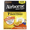 AirBorne, Complément de soutien immunitaire, Orange acidulée, 2 tubes, 10 comprimés effervescents chacun