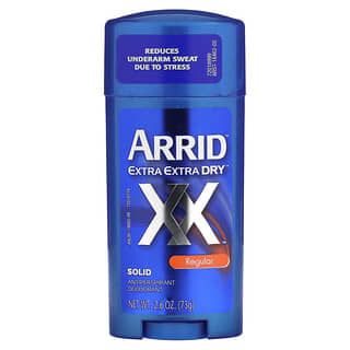 Arrid, Extra Extra Dry XX, Solid Antiperspirant Deodorant, Regular, 2.6 oz (73 g)