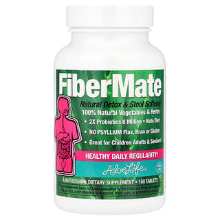 Aloe Life International, Inc, FiberMate, 160 tabletter