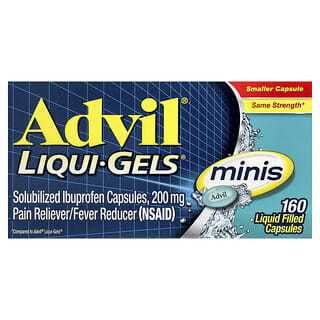 Advil, Liqui-Gels, Minis, 200 mg, 160 Liquid Filled Capsules