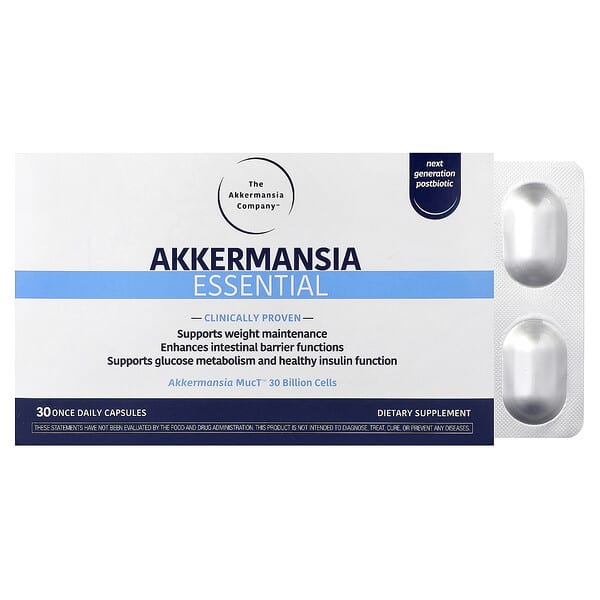 The Akkermansia Company, 아커만시아 에센셜, 데일리 캡슐 30정(캡슐 1정당 150mg)