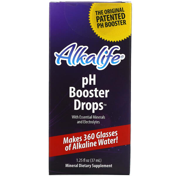 Alkalife, pH Booster Drops with Essential Minerals and Electrolytes, 1.25 fl oz (37 ml)