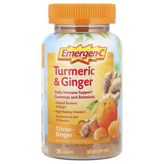 Emergen-C, Curcuma e zenzero, agrumi e zenzero, 36 caramelle gommose