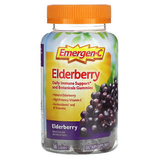 Emergen-C, Elderberry , 36 Gummies