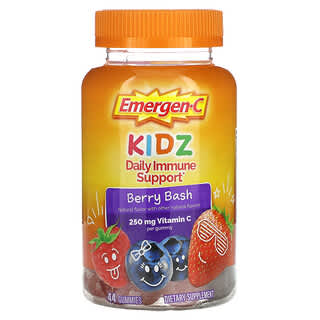 Emergen-C, Kidz, Daily Immune Support, Berry Bash, 250 mg , 44 Gummies