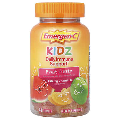 Emergen-C, Children's Daily Immune Support Gummies, Assorted Fruit Flavors, 44 Tablets (Discontinued Product)
