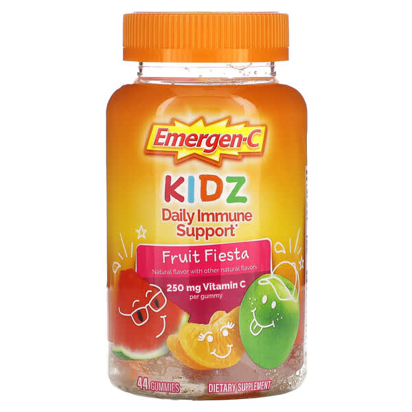 Emergen-C, 兒童日常機體抵抗幫助軟糖，什錦水果味，44 粒
