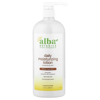 Alba Botanica, Daily Moisturising Lotion, Dry to Very Dry Skin, 32 fl oz (946 ml)