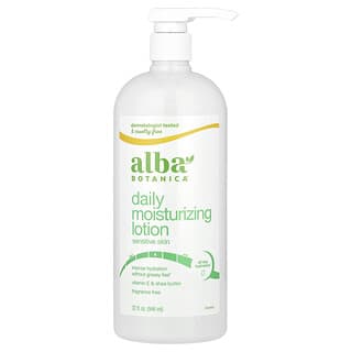 Alba Botanica, Daily Moisturizing Lotion, Fragrance Free, 32 fl oz (946 ml)