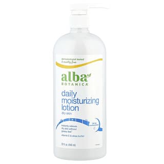 Alba Botanica, デイリーモイスチャライジングローション、乾燥肌用、946ml（32液量オンス）