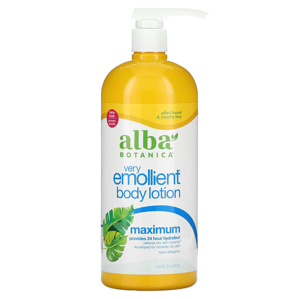 Alba Botanica, Very Emolient, Loción para el cuerpo, Máxima, 907 g (32 oz)