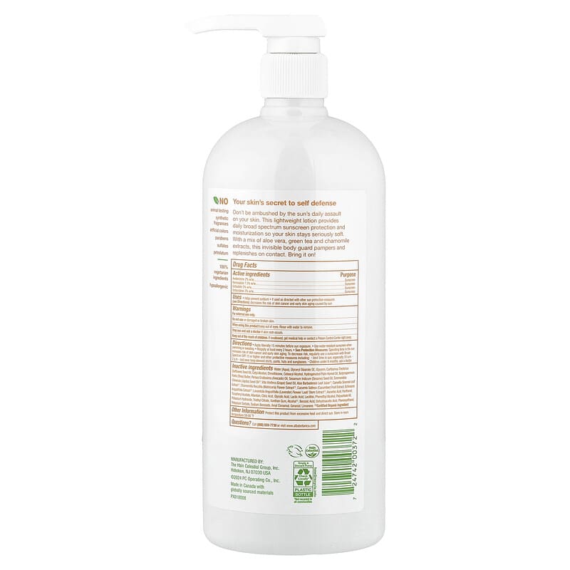 Daily Moisturizing Lotion, SPF 15, Normal to Dry Skin, 32 fl oz (946 ml)