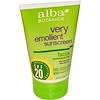 Very Emollient Sunscreen, Facial Mineral Protection, SPF 20, 4 oz (113 g)