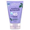 Soothing Sunscreen, SPF 45, Pure Lavender, 4 oz (113 g)