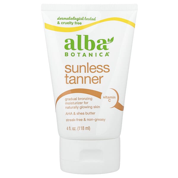 Alba Botanica, 썬리스 태너, 113g(4oz)