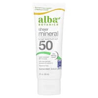 シアミネラルサンスクリーン、SPF50、無香料、89 ml（3オンス）
