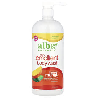 Alba Botanica, Very Emollient 沐浴露，蜂蜜芒果，32 液量盎司（946 毫升）